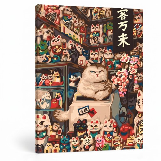 Japonia, kot wśród figurek maneki neko