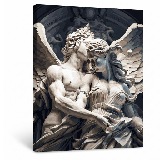 Amor i Psyche – rzeźba z marmuru
