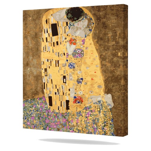 Klimt – Pocałunek, kobieta